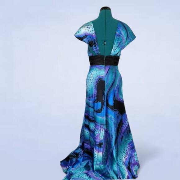 Vintage Dancing Queen U.S.A. Prom Evening‎ Dress - Size Small - Picture 3 of 8